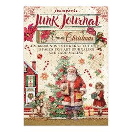Stamperia - Classic Christmas - Junk Journal Book (Backgrounds, Stickers & Lasercuts) (16 Pages)