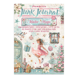 Stamperia - Winter Magic - Junk Journal Book (Backgrounds, Stickers & Lasercuts) (16 Pages)