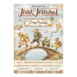 Stamperia - Cozy Family - Junk Journal Book (Backgrounds, Stickers & Lasercuts) (16 Pages)