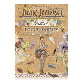 Stamperia - All Around - Junk Journal Focus Points A5 Book (Backgrounds & Lasercuts) (16 Pages)