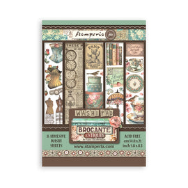 Stamperia - Brocante Antiques - Washi Pad (8 Sheets)
