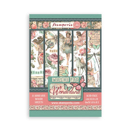 Stamperia - Wonderland - Washi Pad (8 Sheets)