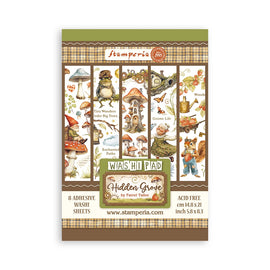 Stamperia - Hidden Grove - Washi Pad (8 Sheets)
