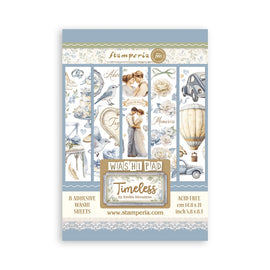 Stamperia - Timeless - Washi Pad (8 Sheets)