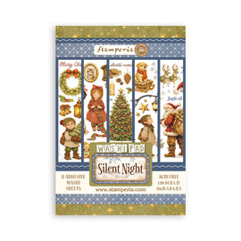 Stamperia - Silent Night - Washi Pad (8 Sheets)