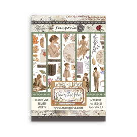Stamperia - Flowers & Poems - Washi Pad (8 Sheets)