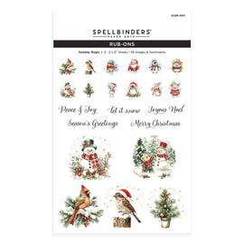 Spellbinders - Rub-Ons - Holiday Magic (2 6x8in Sheets)