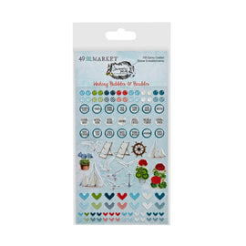 49 and Market - Summer Porch - Wishing Bubbles Epoxy Stickers