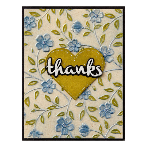 Spellbinders - 3D Embossing Folder - Flowers & Foliage (5.5x8.5in)
