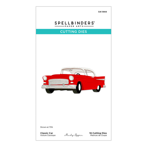 Spellbinders - Cutting Dies by Mindy Eggen - Classic Car Etched Die Set (S4-1444)