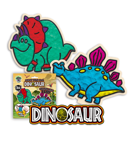 Splat Planet - Create Your Own - Colour with Clay - Dinosaur (2pk)