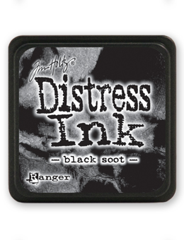 Tim Holtz Mini Distress Ink Pad - Black Soot