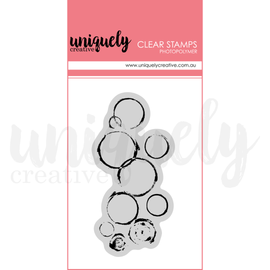 Uniquely Creative - Dressed In Daydreams - Photopolymer Stamp - Chaotic Round