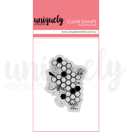 **Pre-Order** Uniquely Creative - Sweet As Honey - Photopolymer Stamp - Honeycomb (ETA Mid July 26)