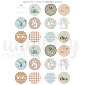 Uniquely Creative - While Away - A4 Cut-A-Part Sheet