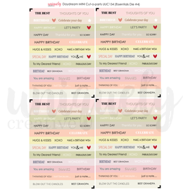 Uniquely Creative - Day Dream - A4 Mini Cut-A-Part Sheet