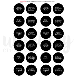 Uniquely Creative - Vintage Walls - A4 Mini Cut-A-Part Sheet