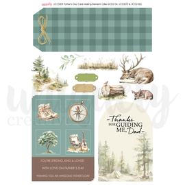 Uniquely Creative - Father's Day Card Making Elements - A4 Cut-A-Part Sheet