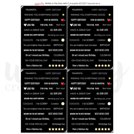 Uniquely Creative - Written In The Stars - A4 Mixed Media Mini Cut-A-Part Sheet