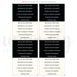 Uniquely Creative - Dressed In Daydreams - A4 Mixed Media Mini Cut-A-Part Sheet