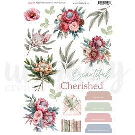 Uniquely Creative - Paperbark Blooms - A4 Cut-A-Part Sheet