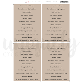 Uniquely Creative - Paperbark Blooms - A4 Mini Cut-A-Part Sheet