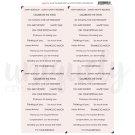 Uniquely Creative - Tea & Tranquility - A4 Mini Cut-A-Part Sheet