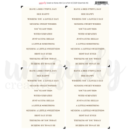 **Pre-Order** Uniquely Creative - Sweet As Honey - A4 Mini Cut-A-Part Sheet (ETA Mid July 26)