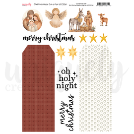 Uniquely Creative - Christmas Keepsakes - Christmas Hope A4 Cut-A-Part Sheet