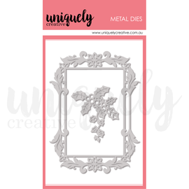 Uniquely Creative - Merry and Bright - Decorative Frame Die Set (2pcs)