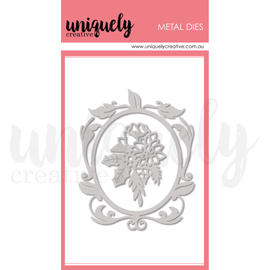 Uniquely Creative - Merry and Bright - Baroque Frame Die Set (2pcs)