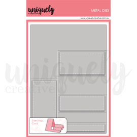 Uniquely Creative - Home For Christmas - Side Stepper Card Die (4pc)