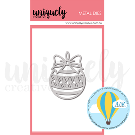 Uniquely Creative - Home For Christmas - "Exclusive" Decorative Bauble Die