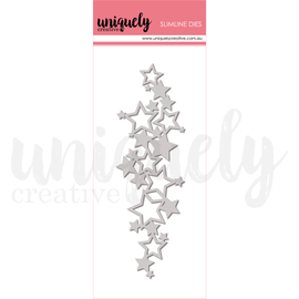 Uniquely Creative - Written In The Stars - Slimline Starry Stack Die