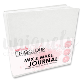 Uniquely Creative - UNIQOLOUR - 6x6 Mix & Make Journal - White