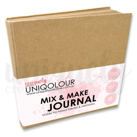 Uniquely Creative - UNIQOLOUR - 6x6 Mix & Make Journal - Kraft