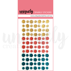 Uniquely Creative - Sparkly Stickers - Celebrations