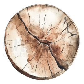 Uniquely Creative - Field Notes - 12x12 Pattern Paper "Tree Ring Slice - Decorative Base Layer"