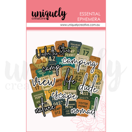 Uniquely Creative - Field Notes - Camping Tickets & Titles Ephemera