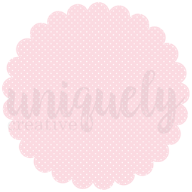 Uniquely Creative - Dressed In Daydreams - Scalloped Decorative Base Layer (Approx 10.5" Diameter)