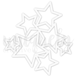 Uniquely Creative - Paperbark Blooms - Overlay "Stars"