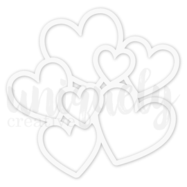 Uniquely Creative - Oh So Lovely - Overlay "Hearts"