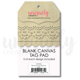Uniquely Creative - Blank Canvas Tag Pad - Kraft