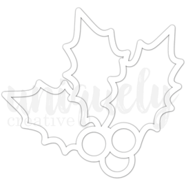 Uniquely Creative - Christmas Keepsakes - Holly Overlay