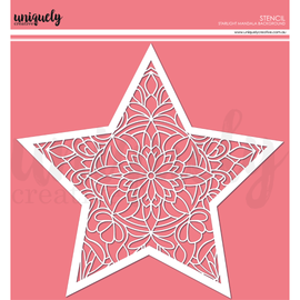 Uniquely Creative - Written In The Stars - Stencil "Starlight Mandala Background"