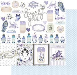 Uniquely Creative - Wisteria Lane - 12x12 Pattern Paper "Simply You"