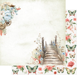 Uniquely Creative - Vintage Chronicles - 12x12 Pattern Paper "Faded Elegance"