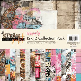 Uniquely Creative - Steampunk Graffiti - 12x12 Collection Pack