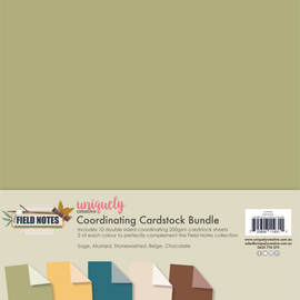 Uniquely Creative - Field Notes - 12x12 Coordinating Cardstock Bundle (10pk)