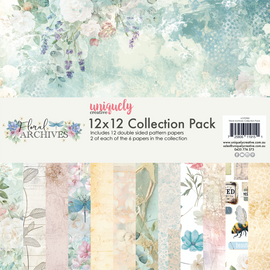 Uniquely Creative - Floral Archives - 12x12 Collection Pack (12 Papers)